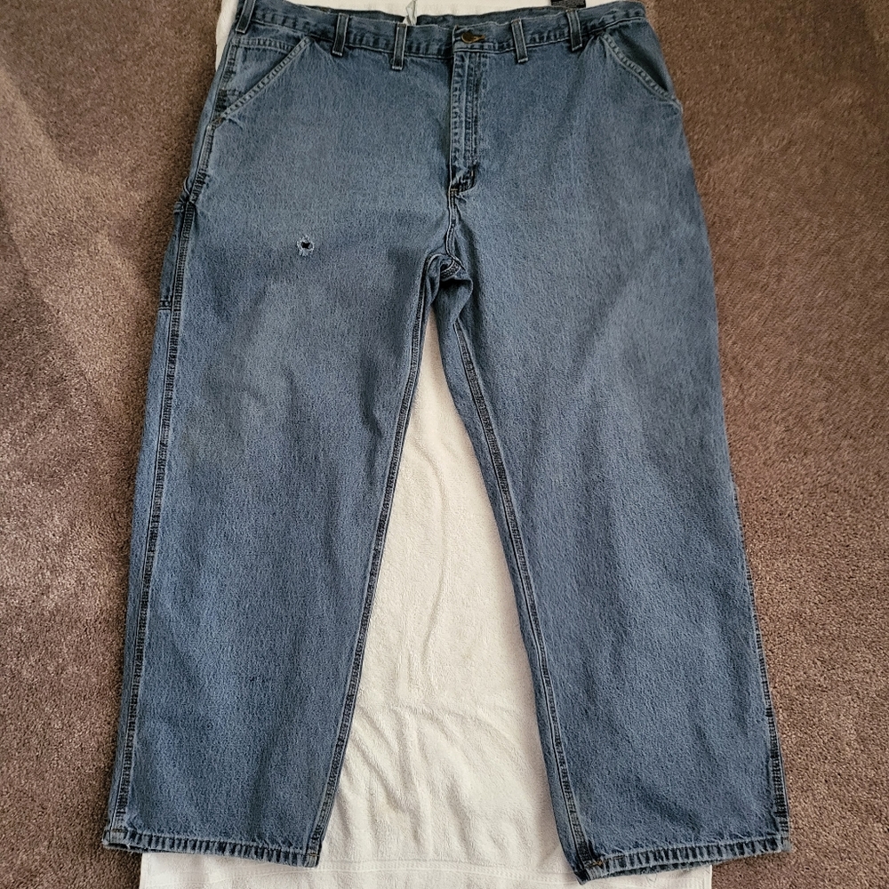 Carhartt relaxed distressed carpenter jeans 44x30